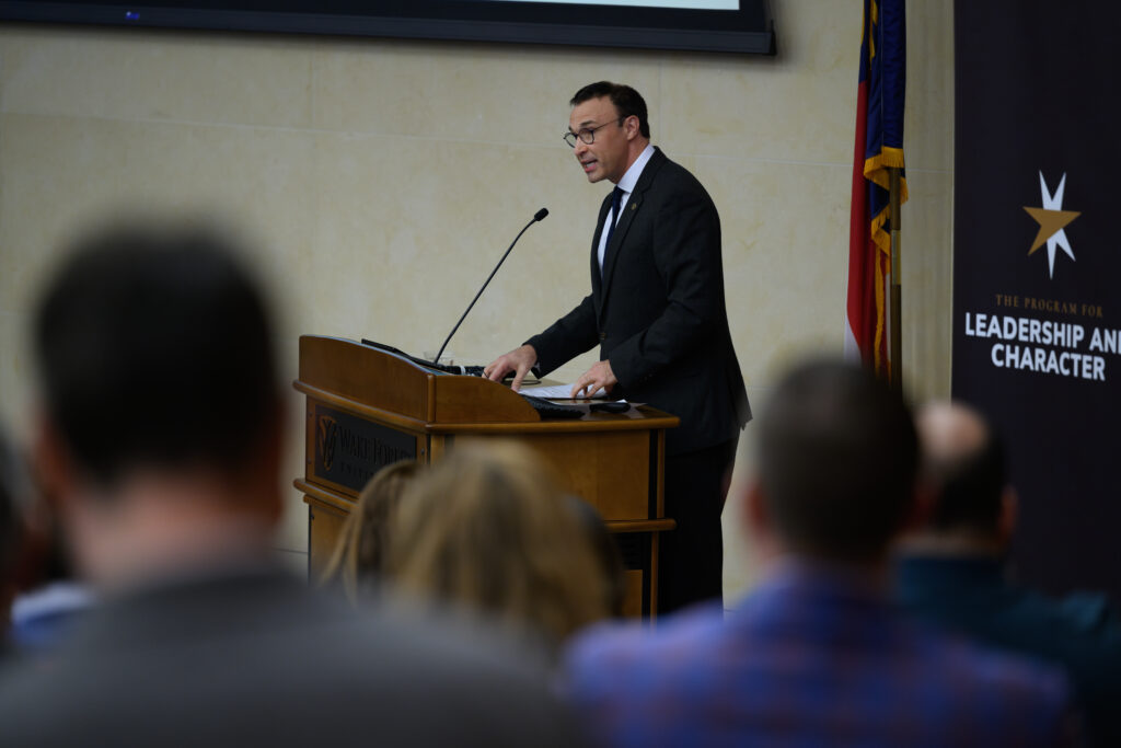Michael Lamb speaking
